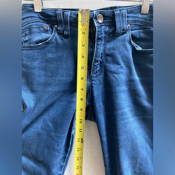 Armani skinny leg denim mid rise jeans Sz 26” - Picture 12 of 13